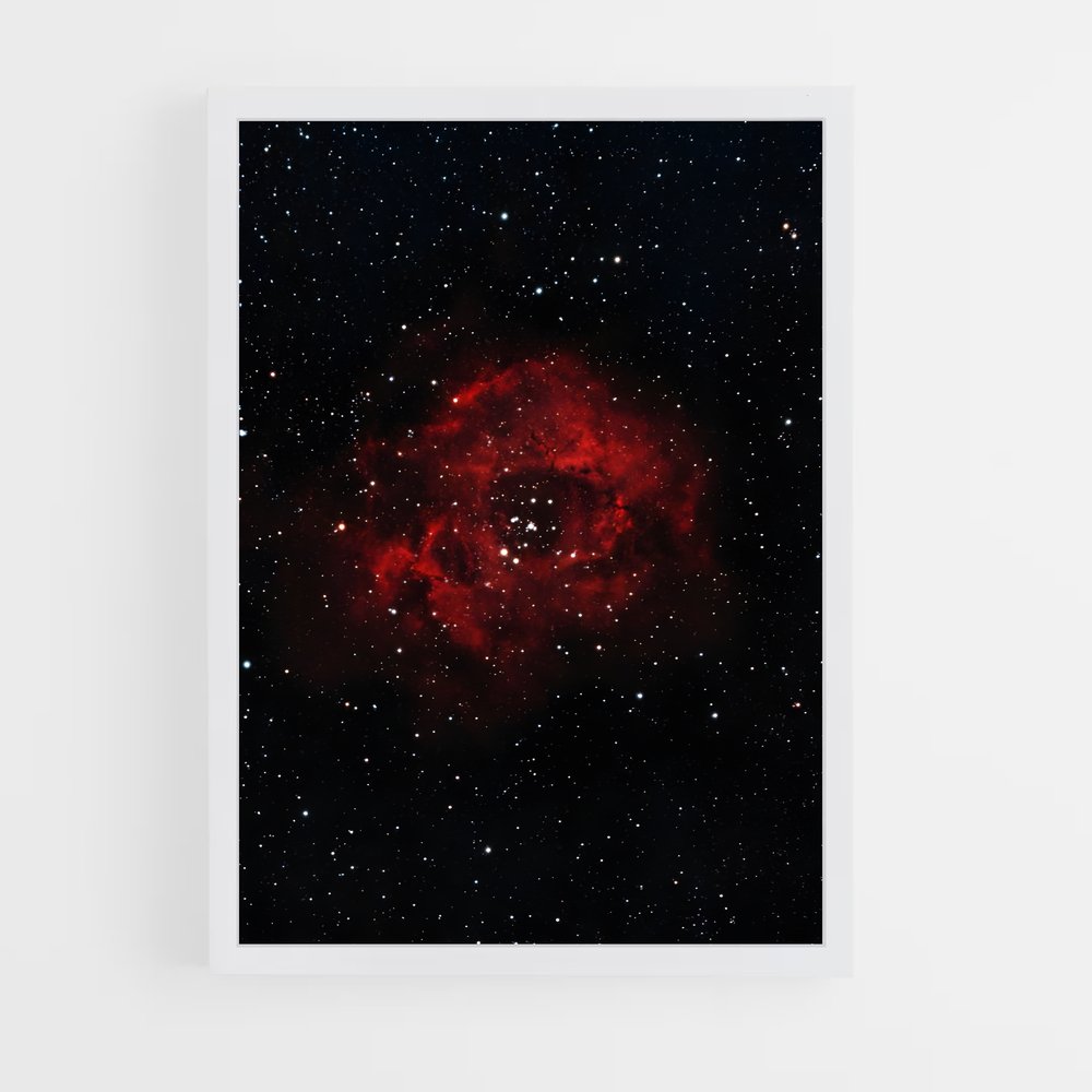 Poster Captivant de la Nébuleuse Rosette – affiche Nébuleuses (vue 3)